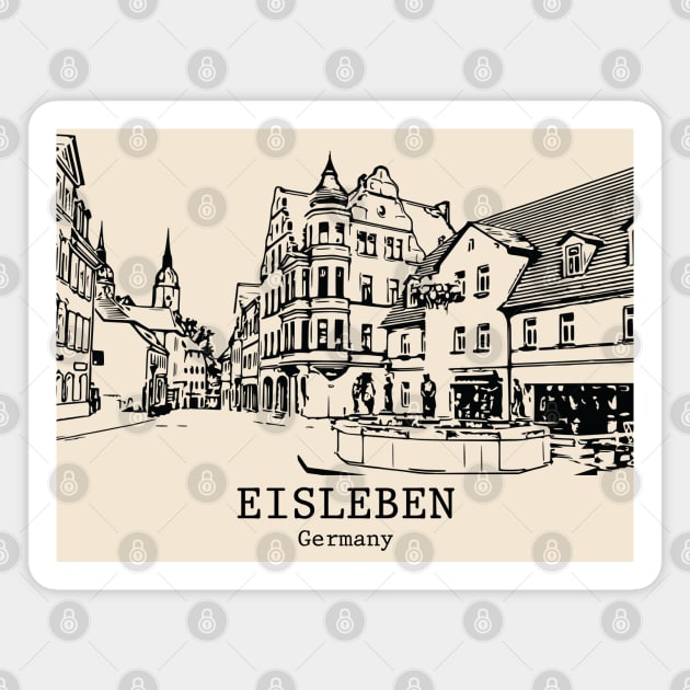 Eisleben - Germany Magnet by Lakeric